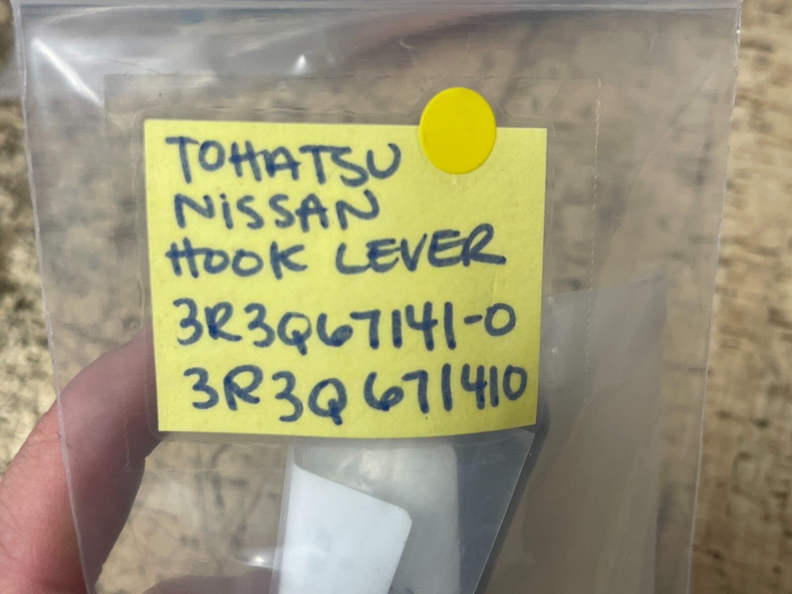 *NEW OEM* 0810 Tohatsu Nissan Hook Lever 3R3Q67141-0 3R3Q671410