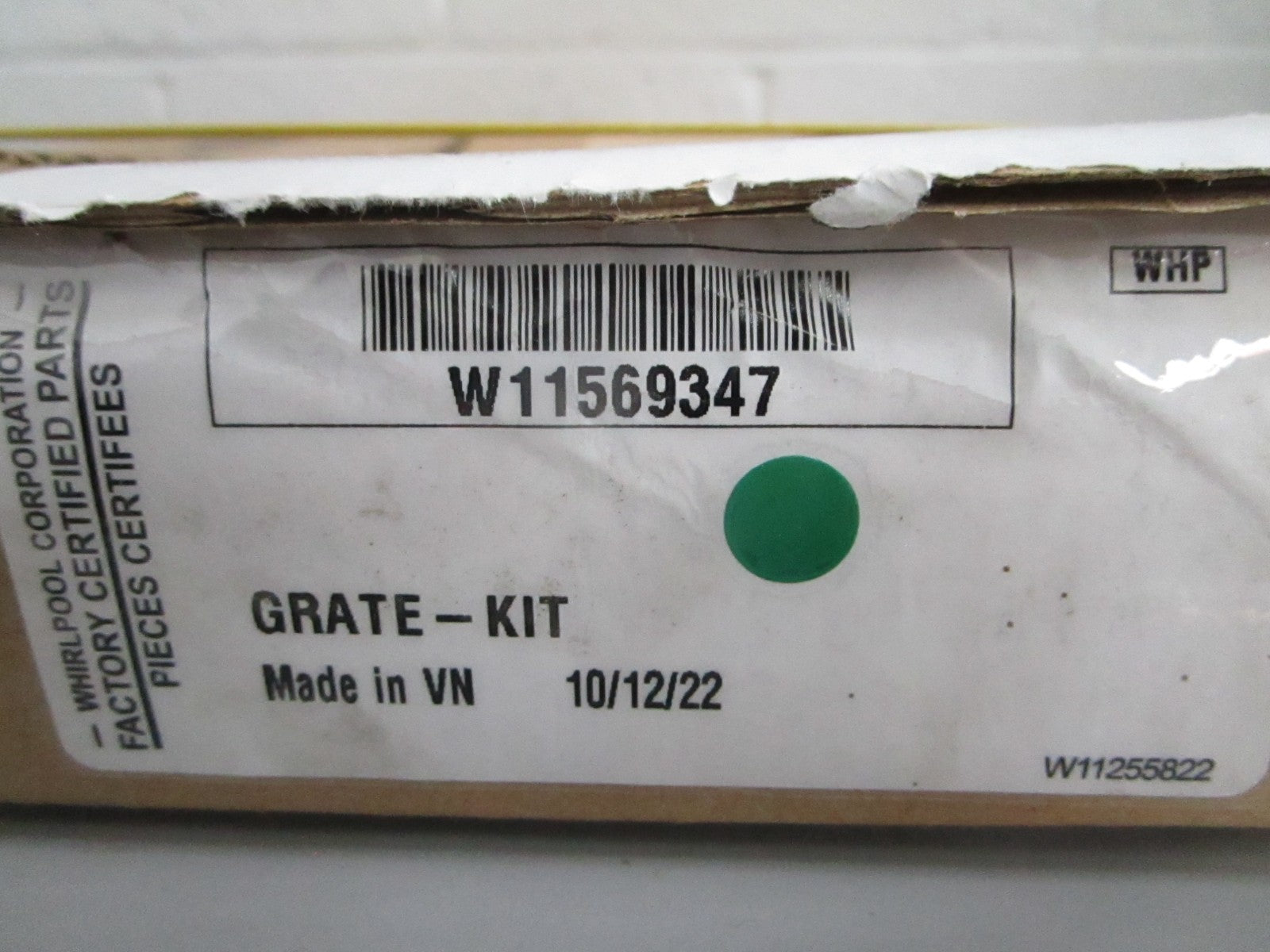 Whirlpool W11569347 NEW OEM Gas Range Burner Grate Kit KitchenAid Maytag 0820