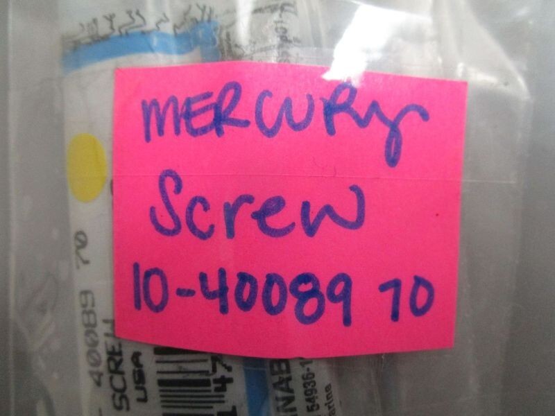 *NEW OEM* (LOT OF 2) 0770 Mercury Quicksilver Screw 10-4008970