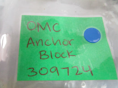 NEW OEM (LOT OF 3) 309724 0309724 OMC Johnson Evinrude Anchor Block 0810