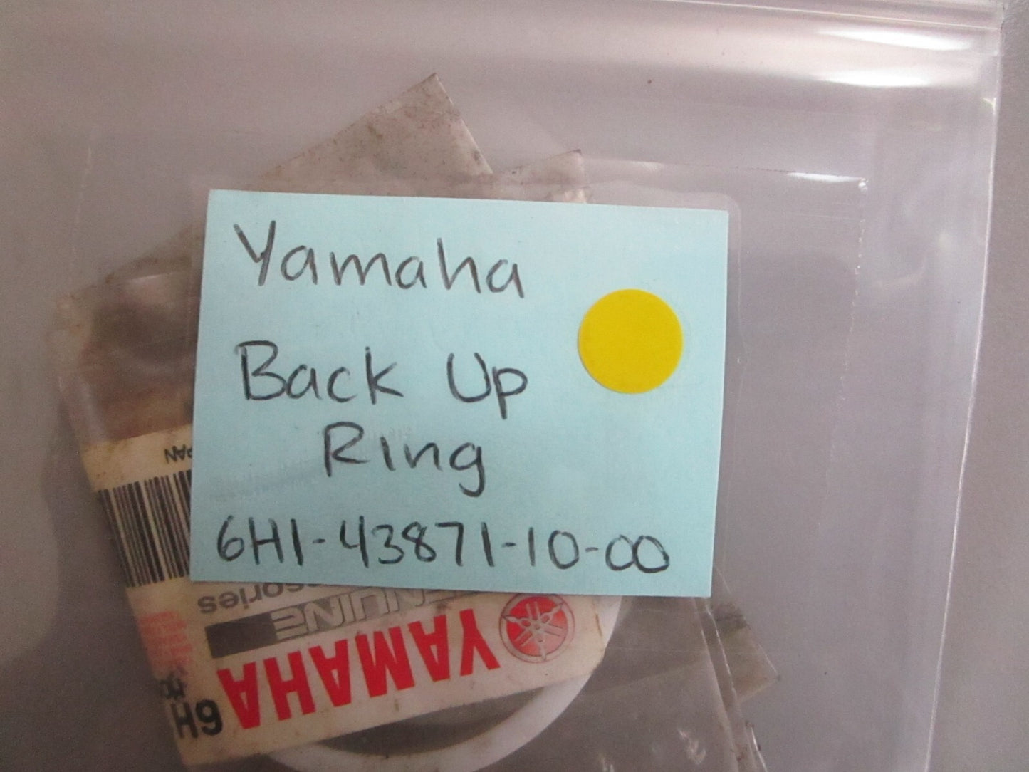 *NEW OEM* (LOT OF 2) 0810 Yamaha Back Up Ring 6H1-43871-10-00