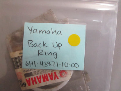 *NEW OEM* (LOT OF 2) 0810 Yamaha Back Up Ring 6H1-43871-10-00