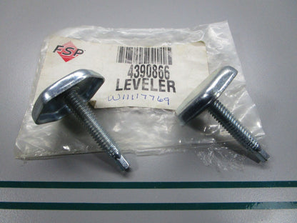 NEW OEM 4390866 Whirlpool Leveler Set 0810