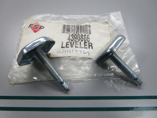 NEW OEM 4390866 Whirlpool Leveler Set 0810