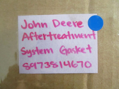 NEW OEM 8973814670 John Deere Aftertreatment System Gasket 0820