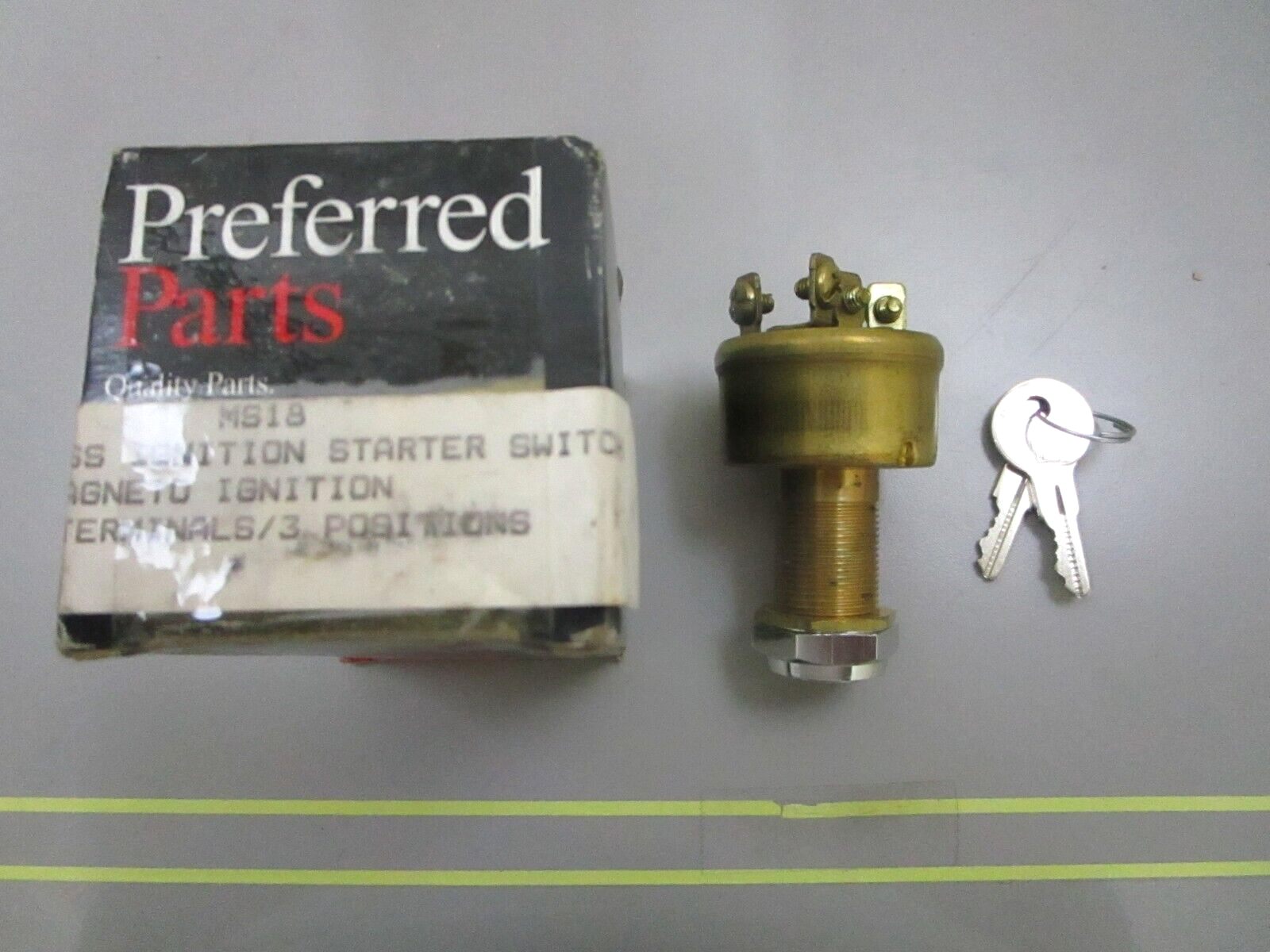 *NEW* 0810 Preferred Parts 5 Terminals/3 Position Ignition Starter Switch MS18