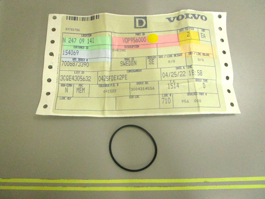*NEW OEM* 0750 Volvo Penta O-RING 956000