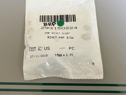 NEW OEM 293150224 BRP 3/16" Pop Rivet 0810