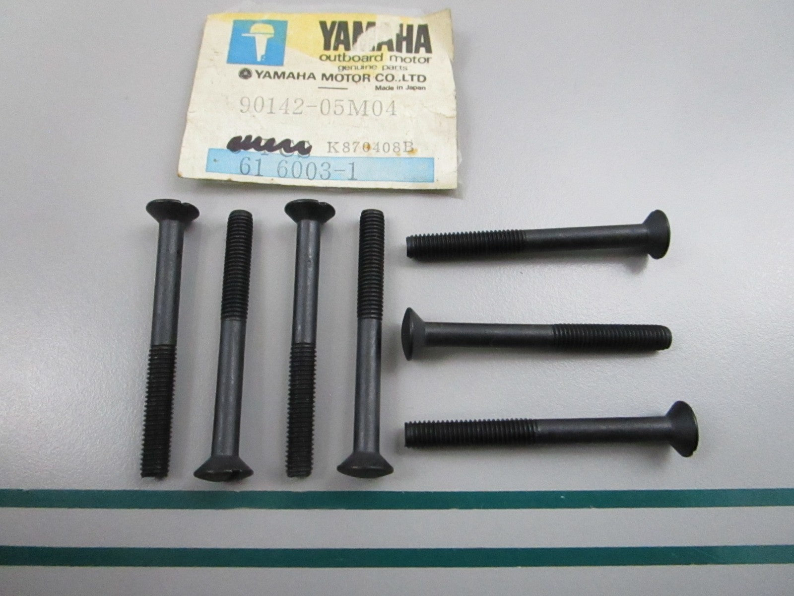 NEW OEM (LOT OF 7) 90142-05M04 Yamaha Countersunk Screw 0810