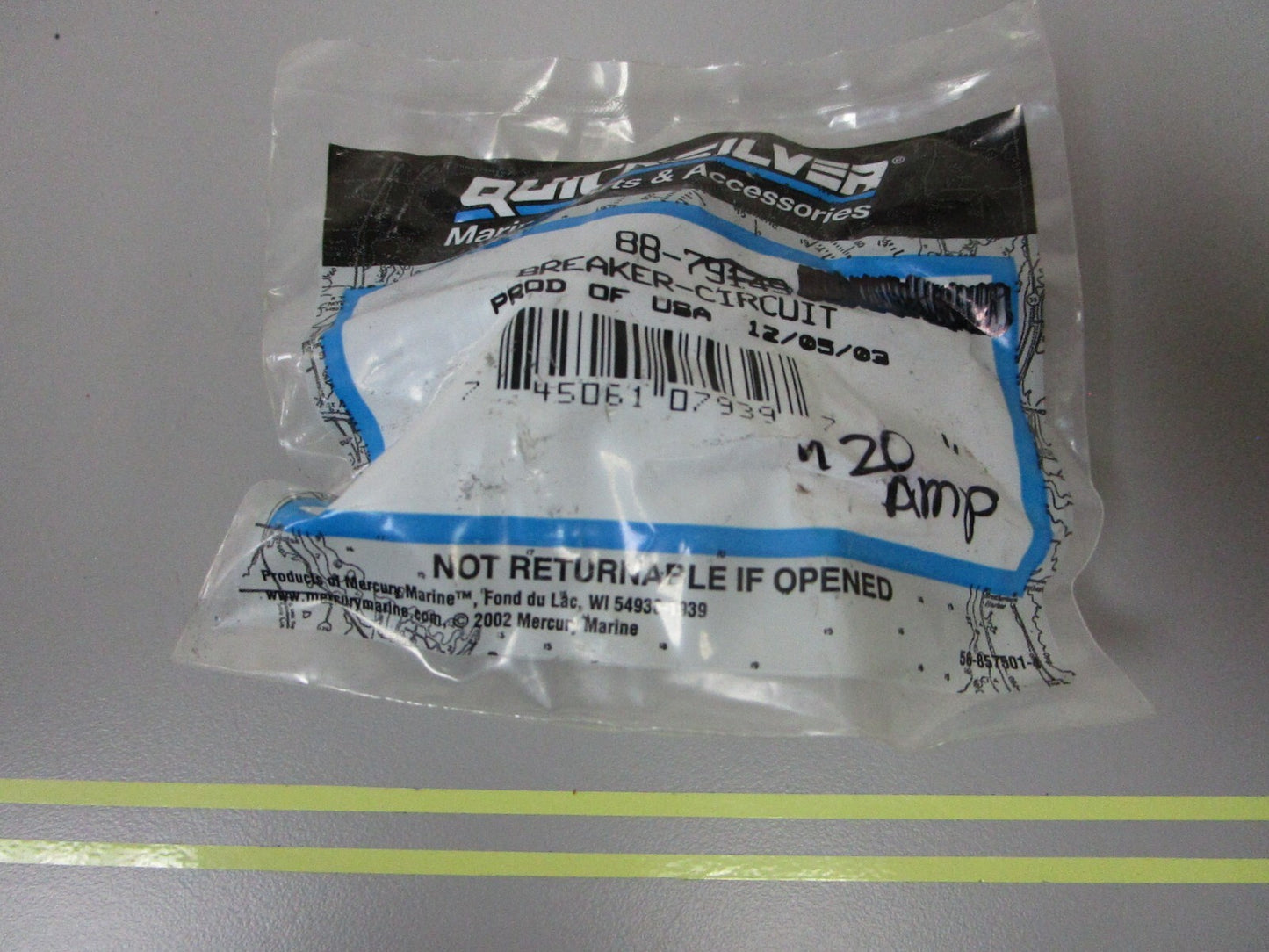 *NEW OEM* 0810 Mercury Quicksilver Circuit Breaker 88-79149