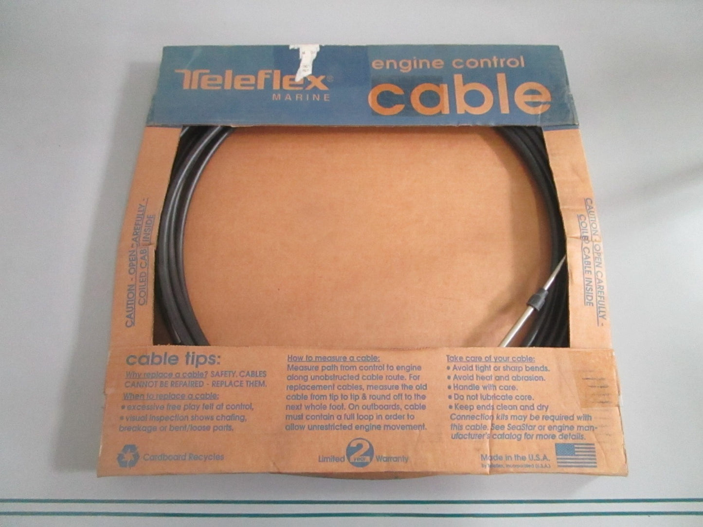 NEW OEM CCX63327 Teleflex 27' Control Cable 0820