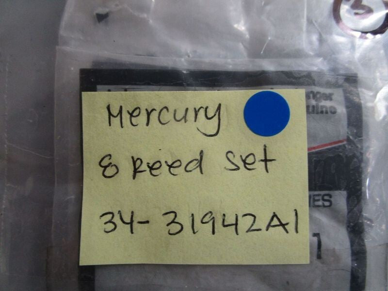 *NEW OEM* 0770 Mercury Quicksilver 8 Reed Set 34-31942A1