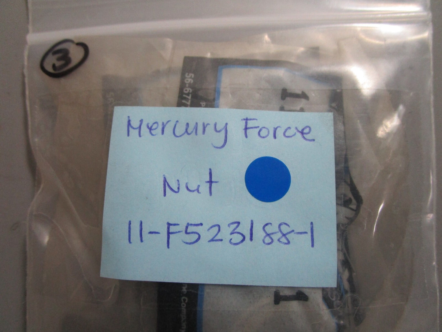 *NEW OEM* 0720 Mercury Force Nut 11-F523188-1