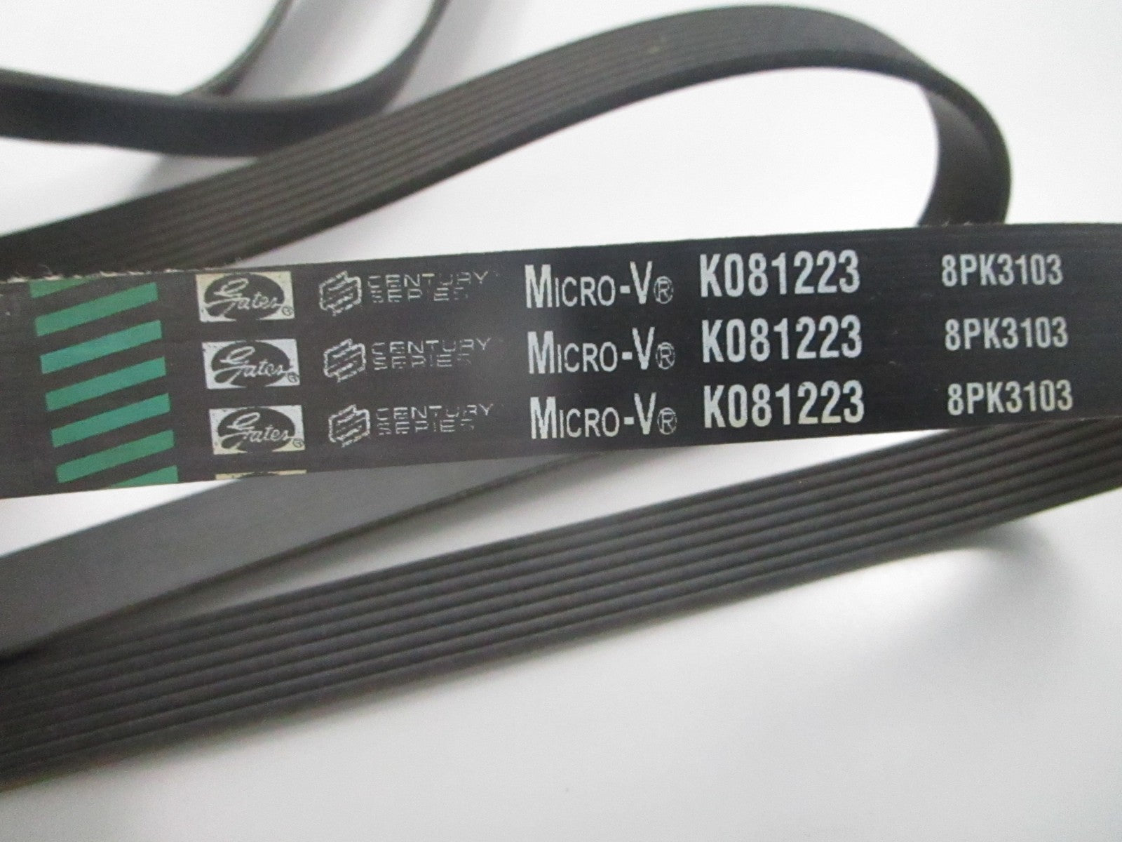 NEW K081223 Gates Micro-V Serpentine Belt 0810