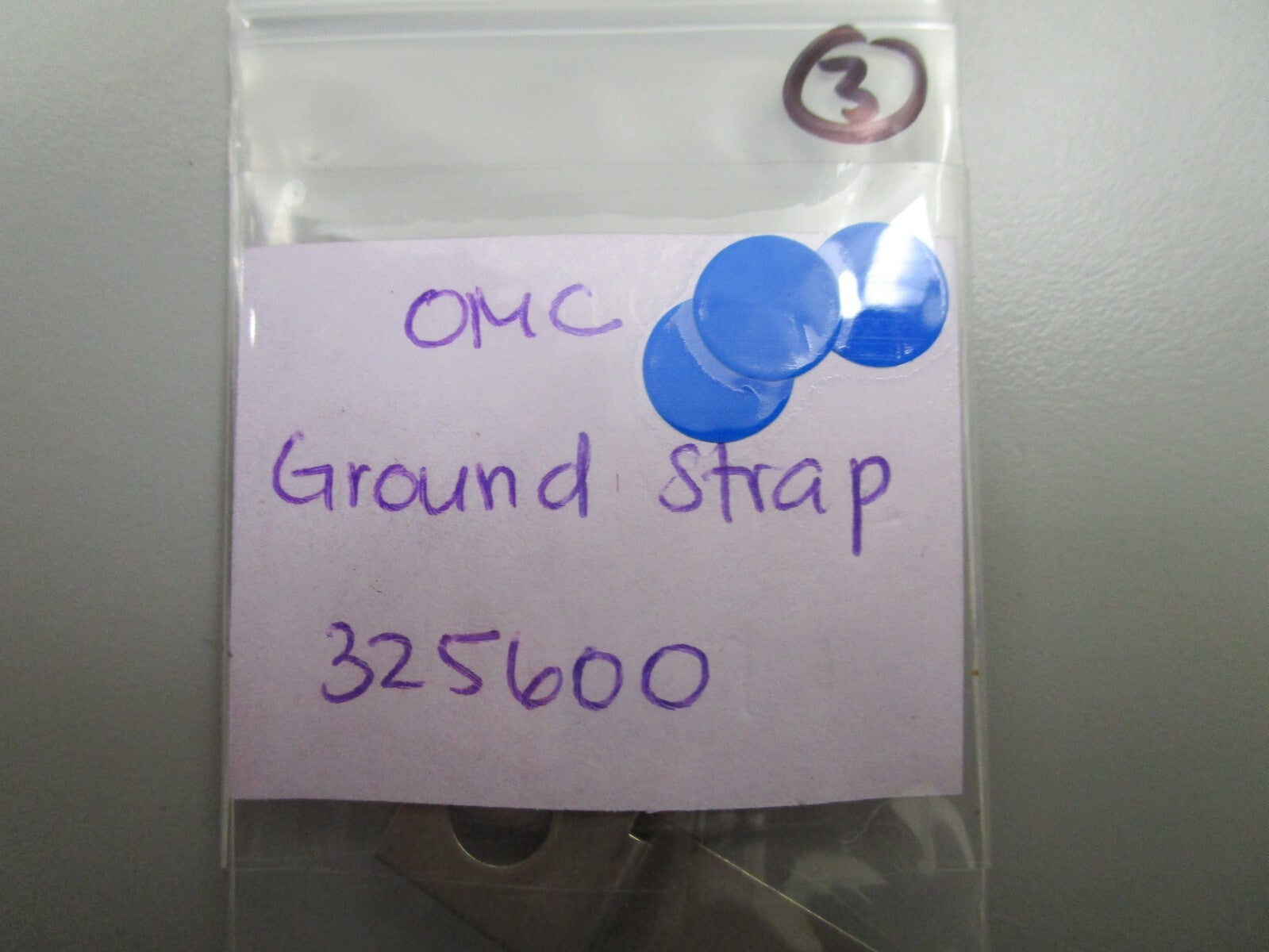 *NEW OEM* 0720 OMC Johnson Evinrude Ground Strap 325600 0325600
