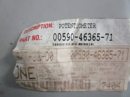 NEW OEM 00590-46365-71 Toyota Potentiometer 0820