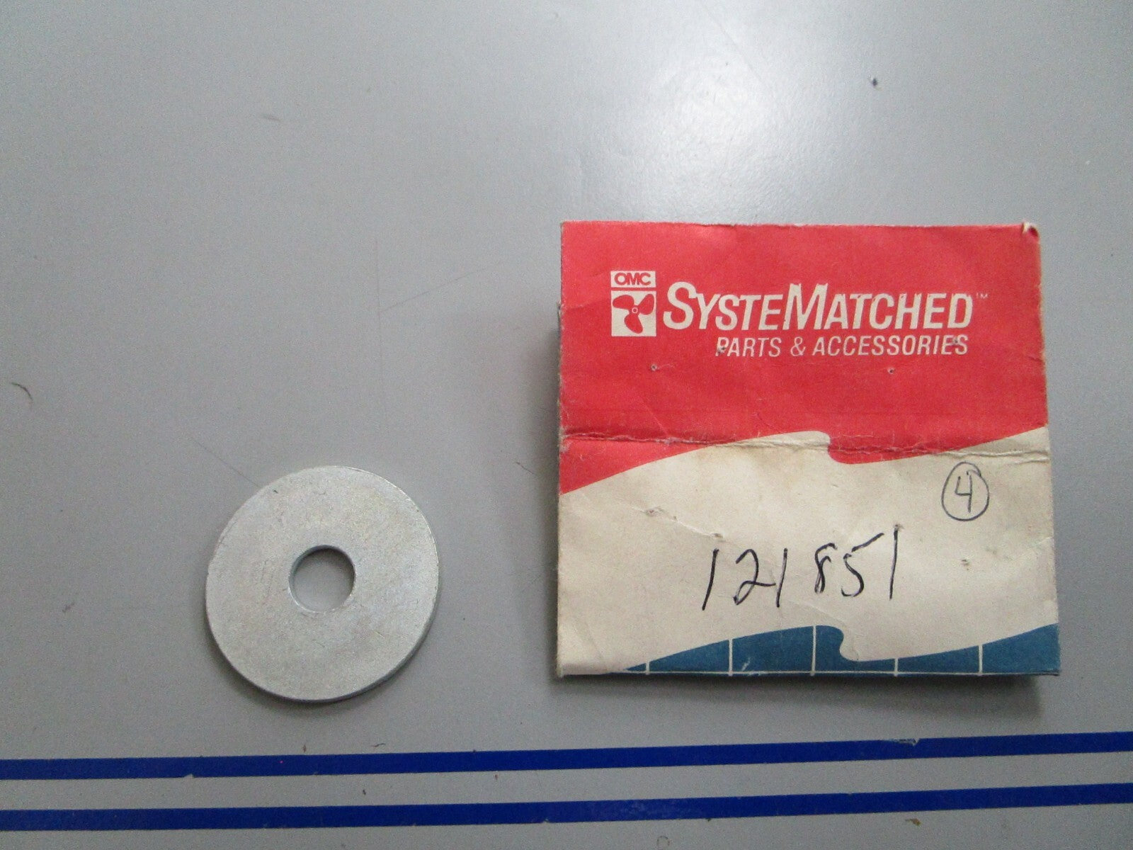 *NEW OEM* 0720 OMC Johnson Evinrude Steel Washer 121851 0121851