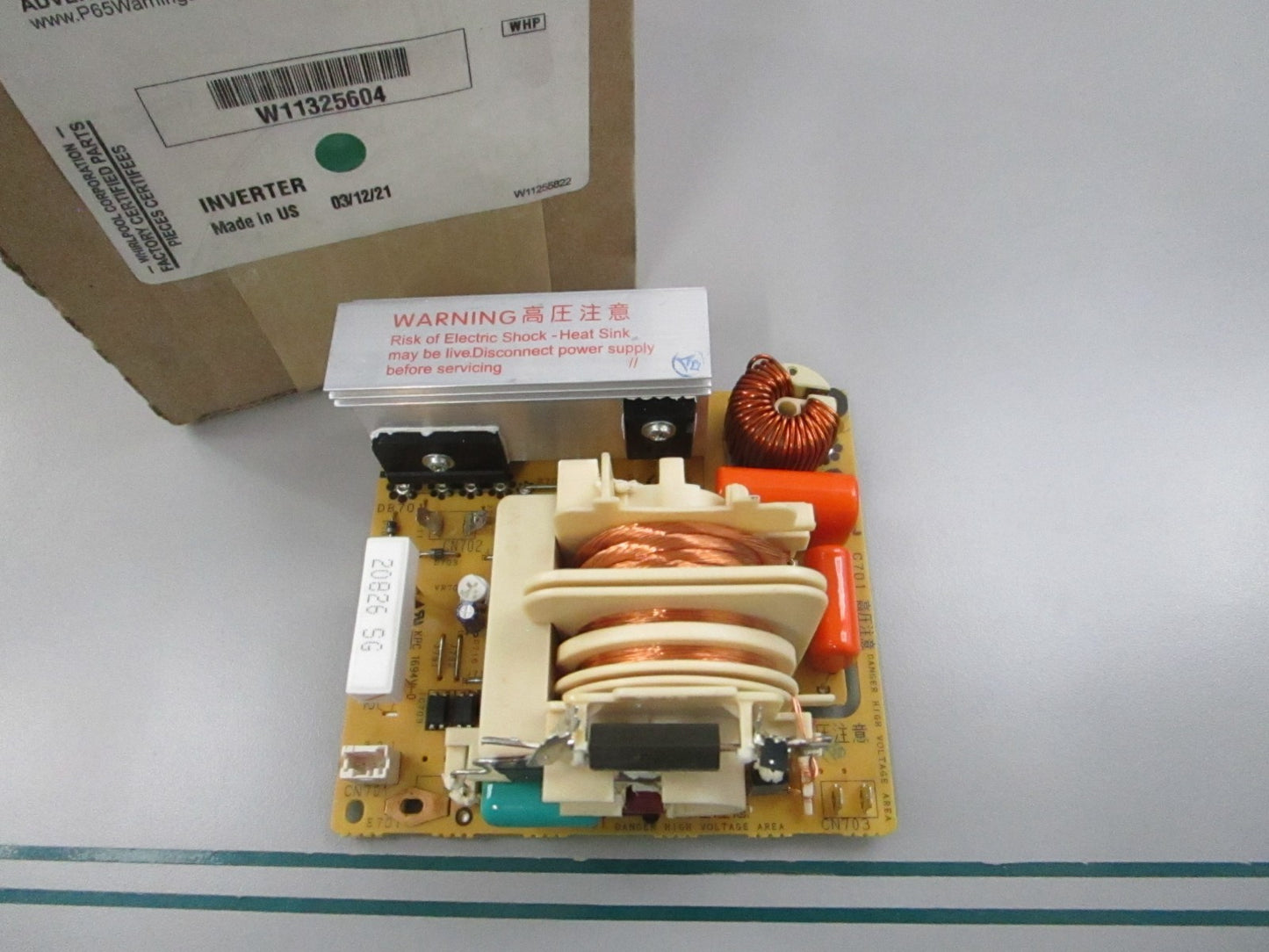 NEW OEM W11325604 Whirlpool Inverter Board 0810