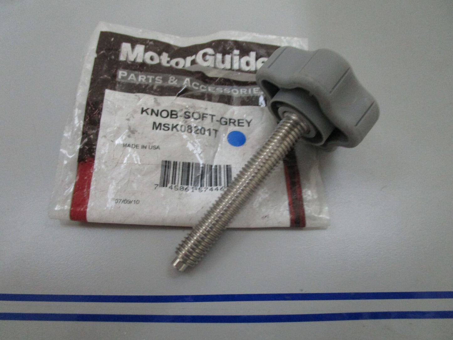 *NEW OEM* 0810 Mercury MotorGuide Grey Soft Knob MSK08201T