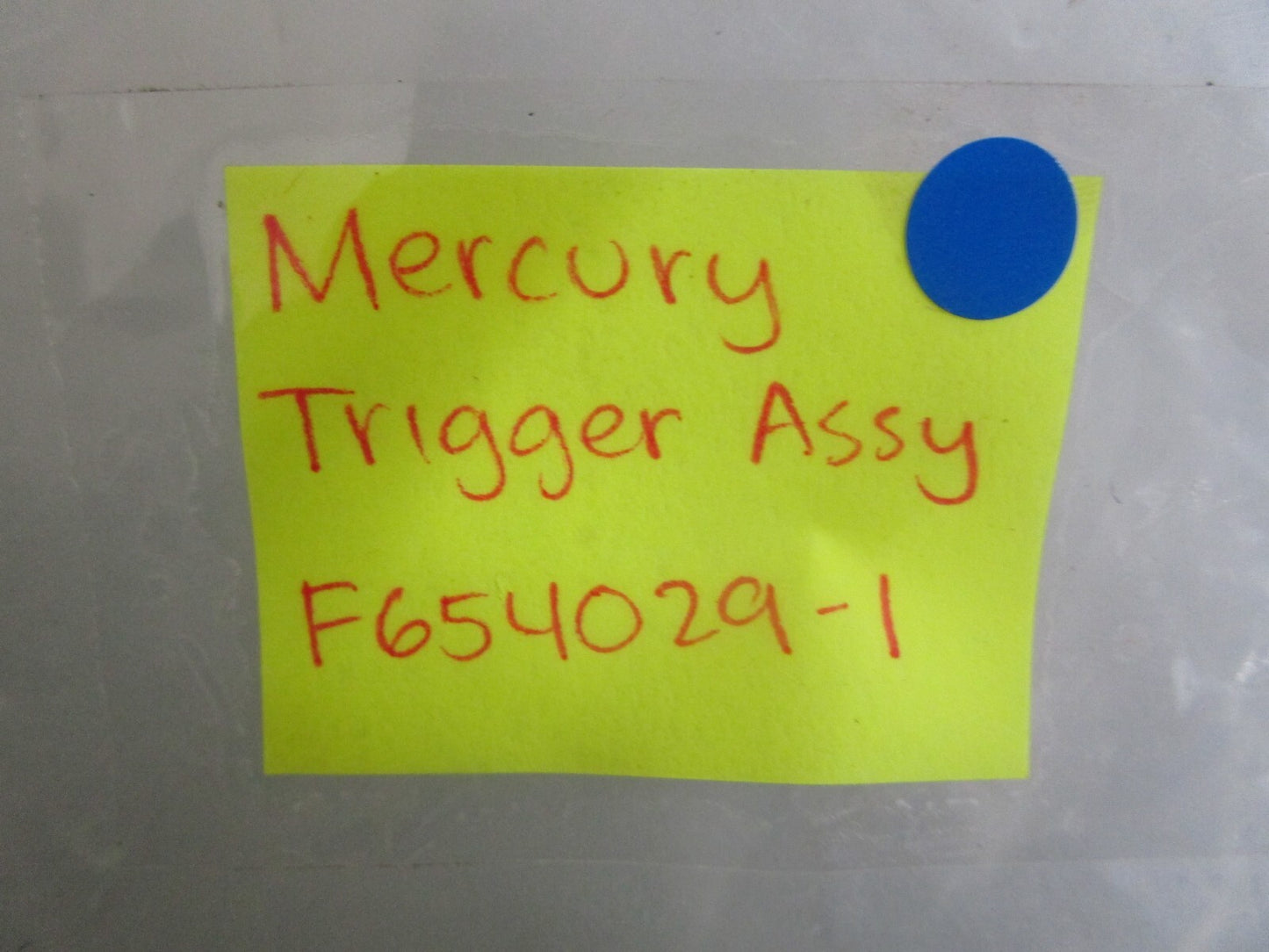 *NEW OEM* 0820 Mercury Quicksilver Trigger Assy F654029-1