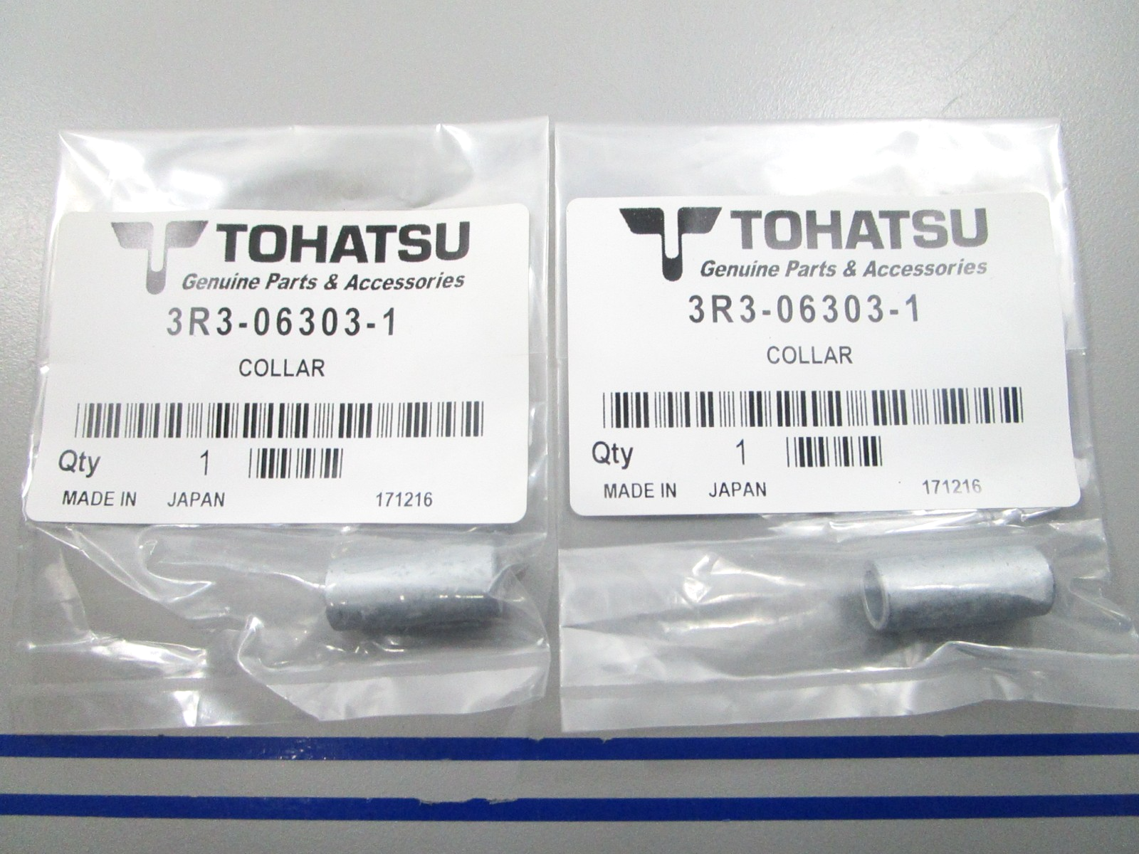 *NEW OEM* (LOT OF 2) 0810 Tohatsu Collar 3R3-06303-1 3R3063031