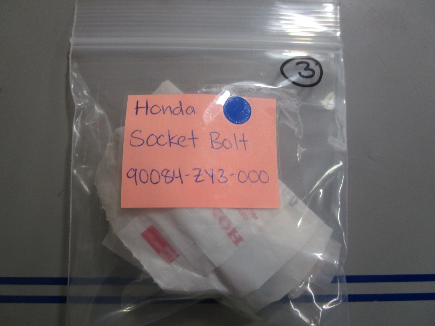 *NEW OEM* 0770 Honda Socket Bolt 90084-ZY3-000