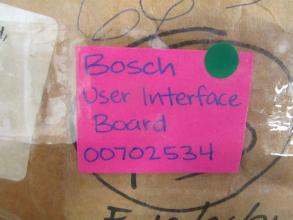 NEW OEM 00702534 Bosch User Interface Board 0820