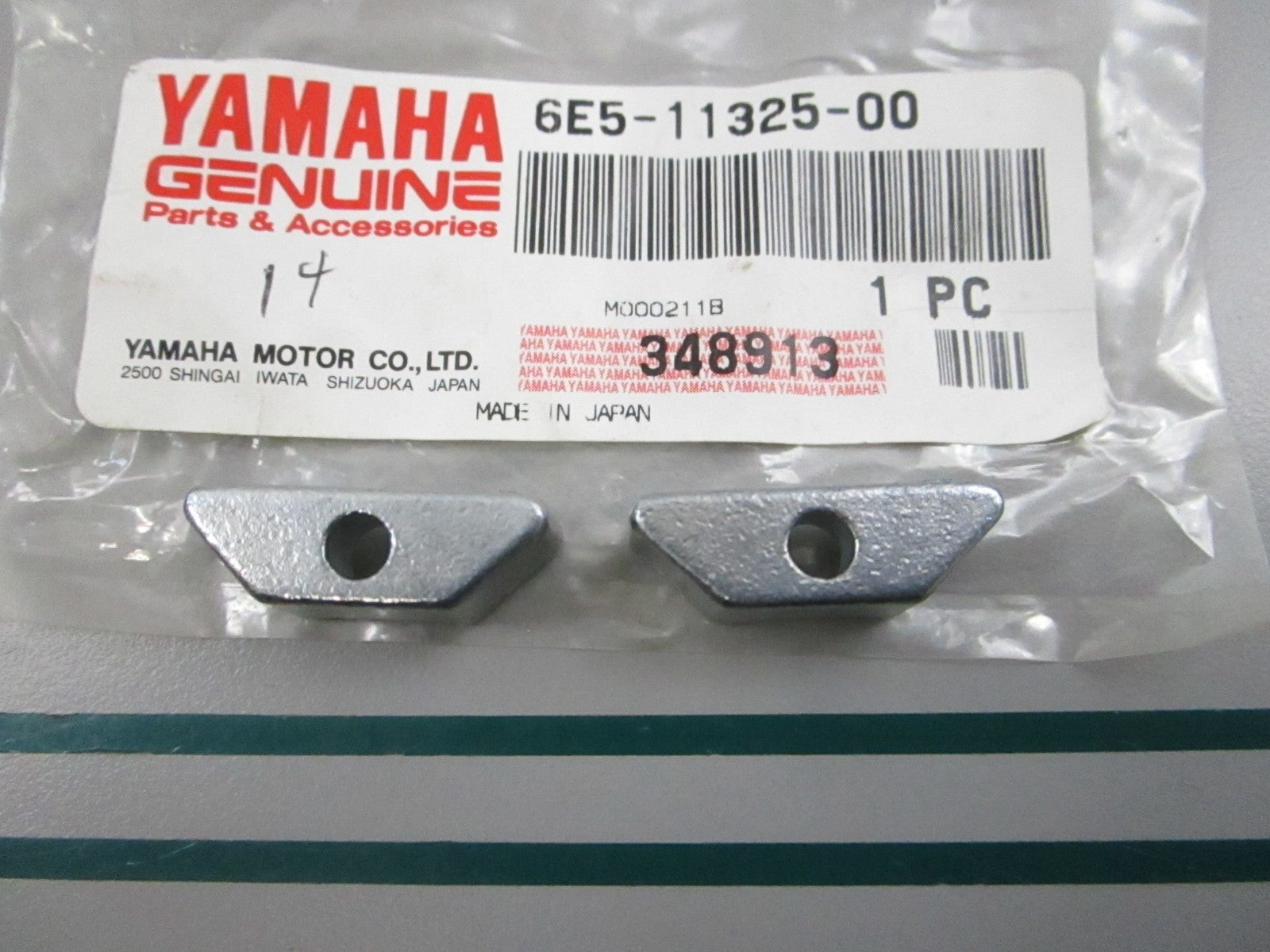 NEW OEM (LOT OF 2) 6E5-11325-00-00 Yamaha Zinc Anode 0810