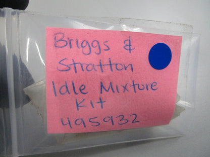 NEW OEM 495932 Briggs & Stratton Idle Mixture Kit 0810