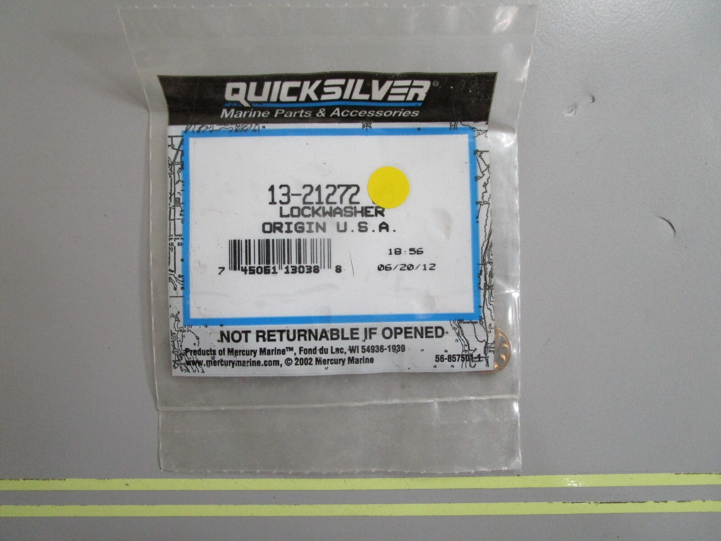 *NEW OEM* (LOT OF 5) 0810 Mercury Quicksilver Lockwasher 13-21272