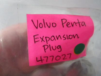 NEW OEM (LOT OF 2) 477027 Volvo Penta Expansion Plug 0810