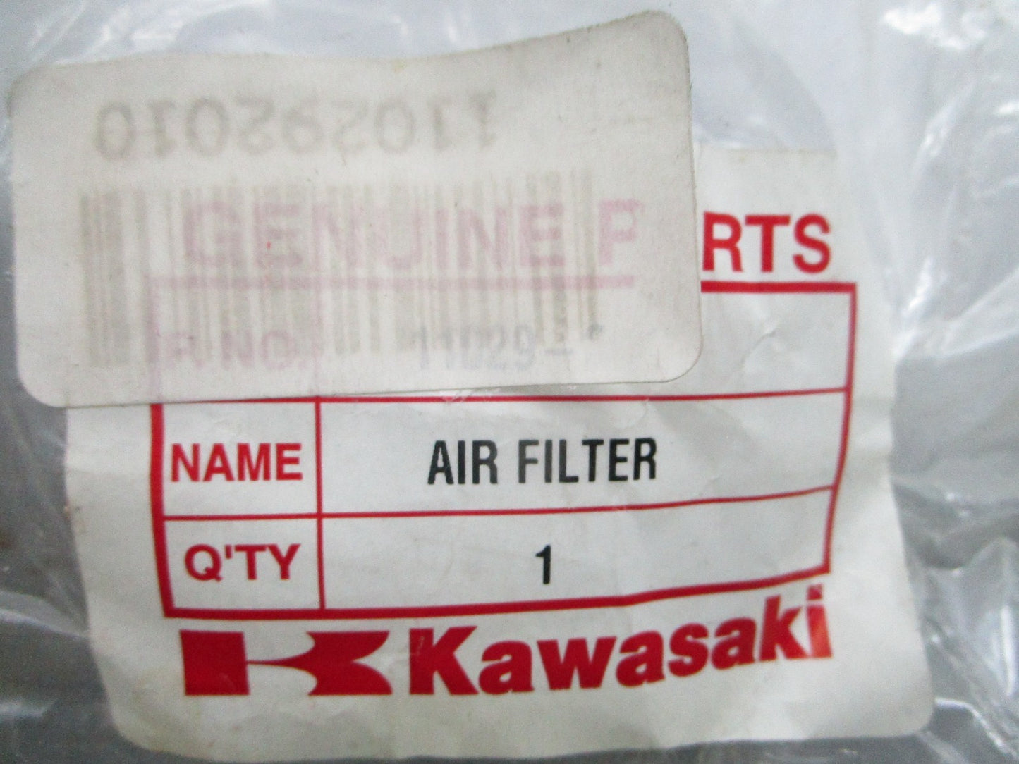 NEW OEM Kawasaki 11029-2010 Air Filter 0810