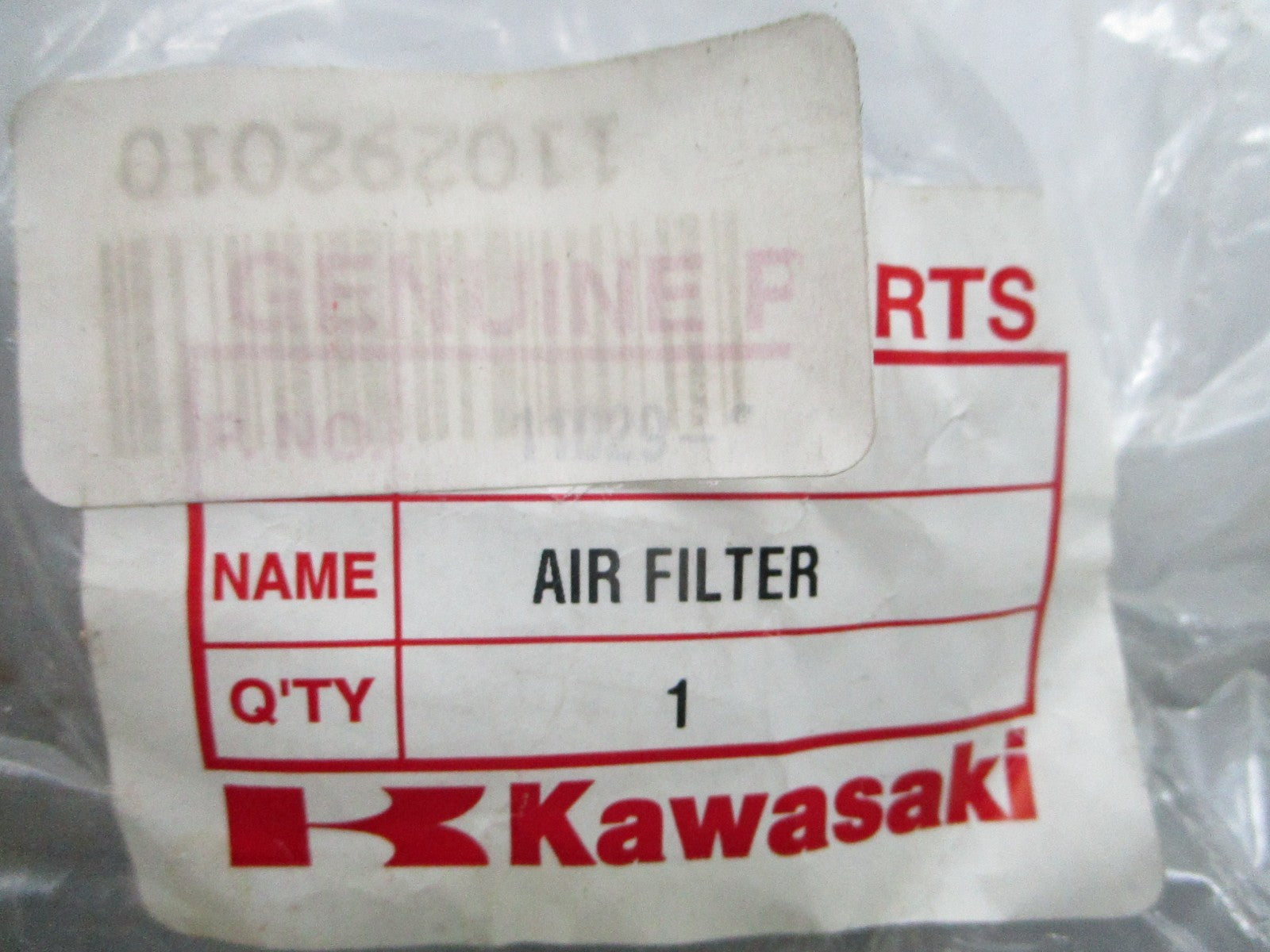 NEW OEM Kawasaki 11029-2010 Air Filter 0810