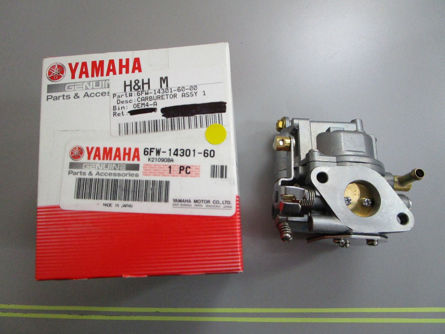 *NEW OEM* 0820 Yamaha Carburetor Assy 1 6FW-14301-60-00