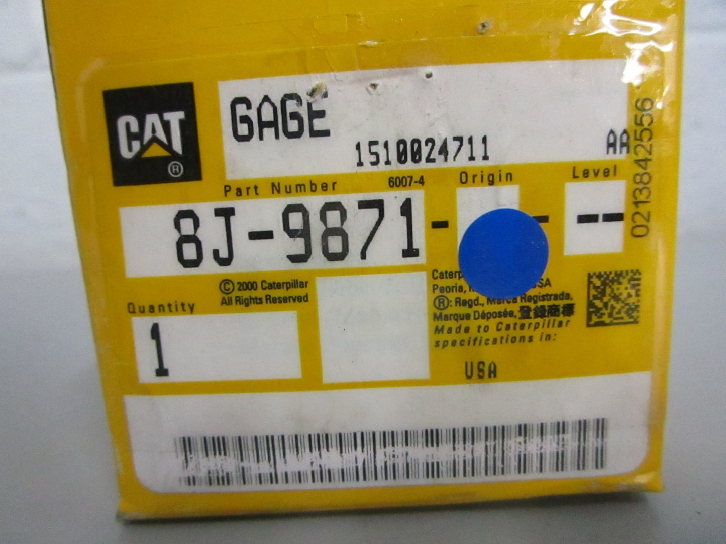 NEW OEM 8J-9871 CAT Gage 0820