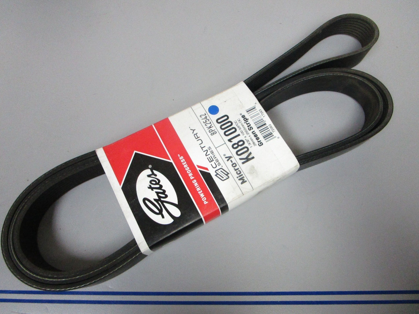 NEW K081000 Gates Micro-V 1-3/32" x 100 ⅝" Serpentine Belt 0720