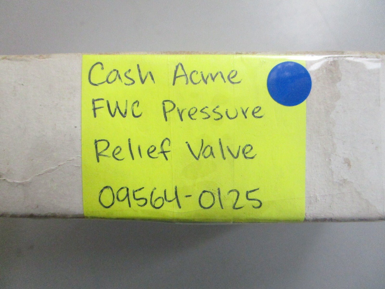 *NEW* 0820 Cash Acme FWC Pressure Relief Valve 09564-0125