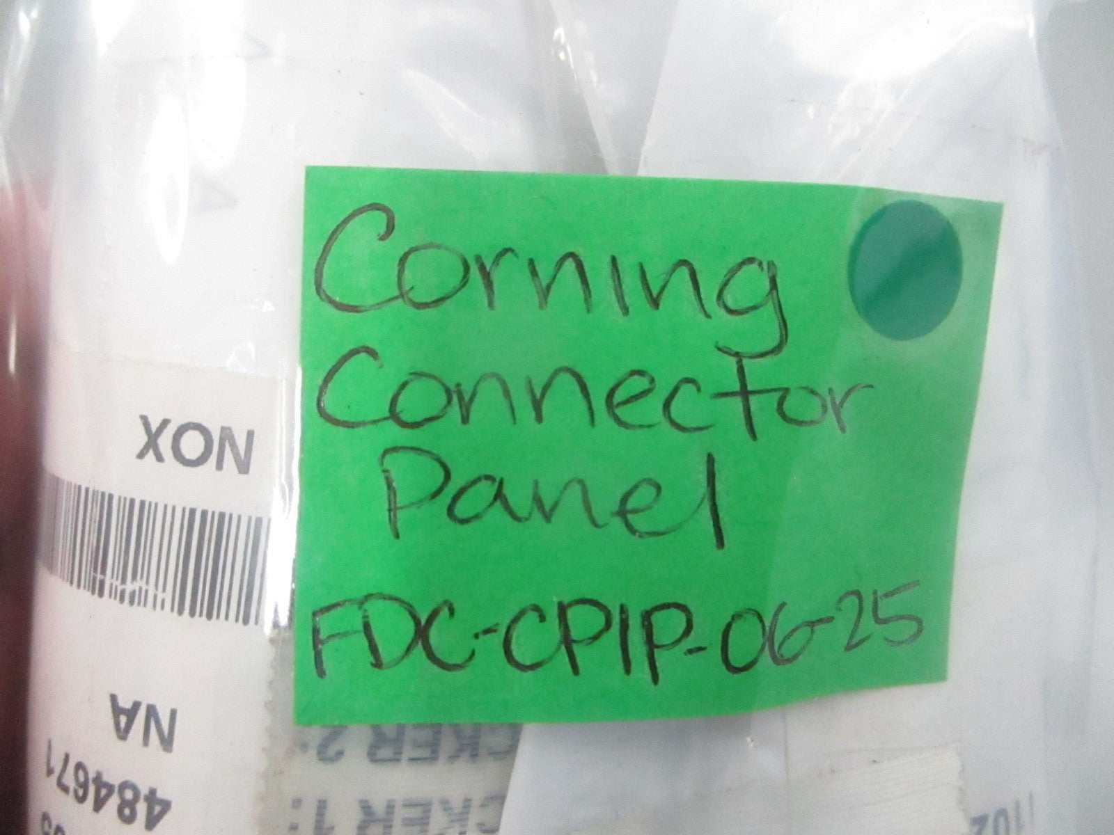 Corning NEW OEM FDC Connector Panel ST MM 62.5um FDC-CP1P-06-25 0810