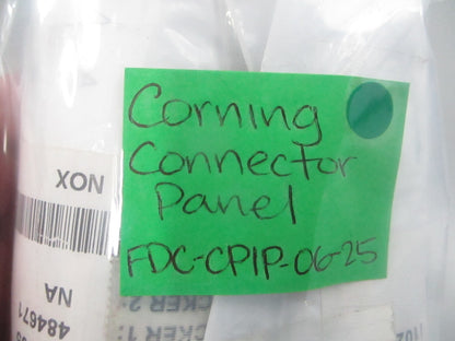 Corning NEW OEM FDC Connector Panel ST MM 62.5um FDC-CP1P-06-25 0810