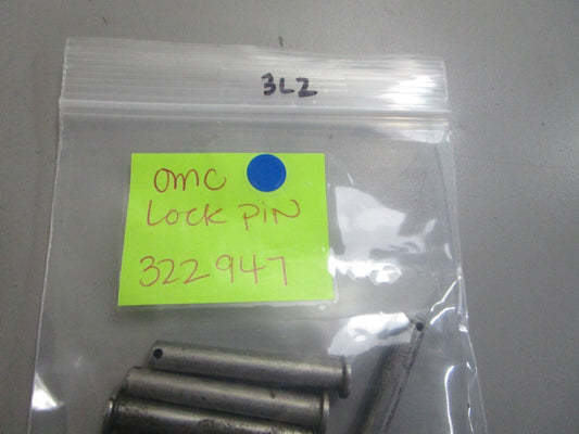 *NEW OEM* (LOT OF 2) 0810 OMC Johnson Evinrude Lock Pin 322947 0322947
