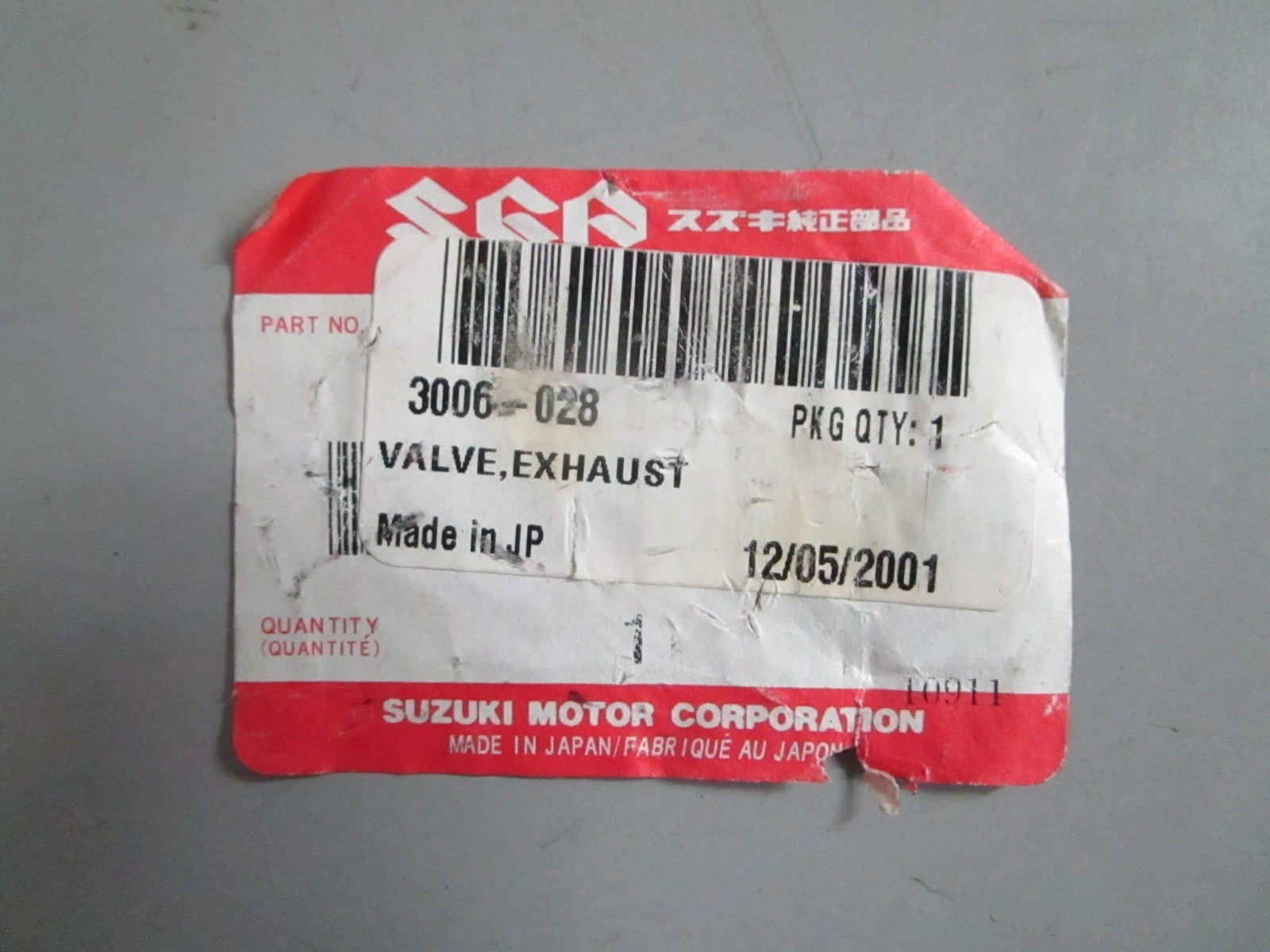 NEW OEM 3006-028 11254-88J11 Arctic Cat Suzuki Exhaust Valve 0820