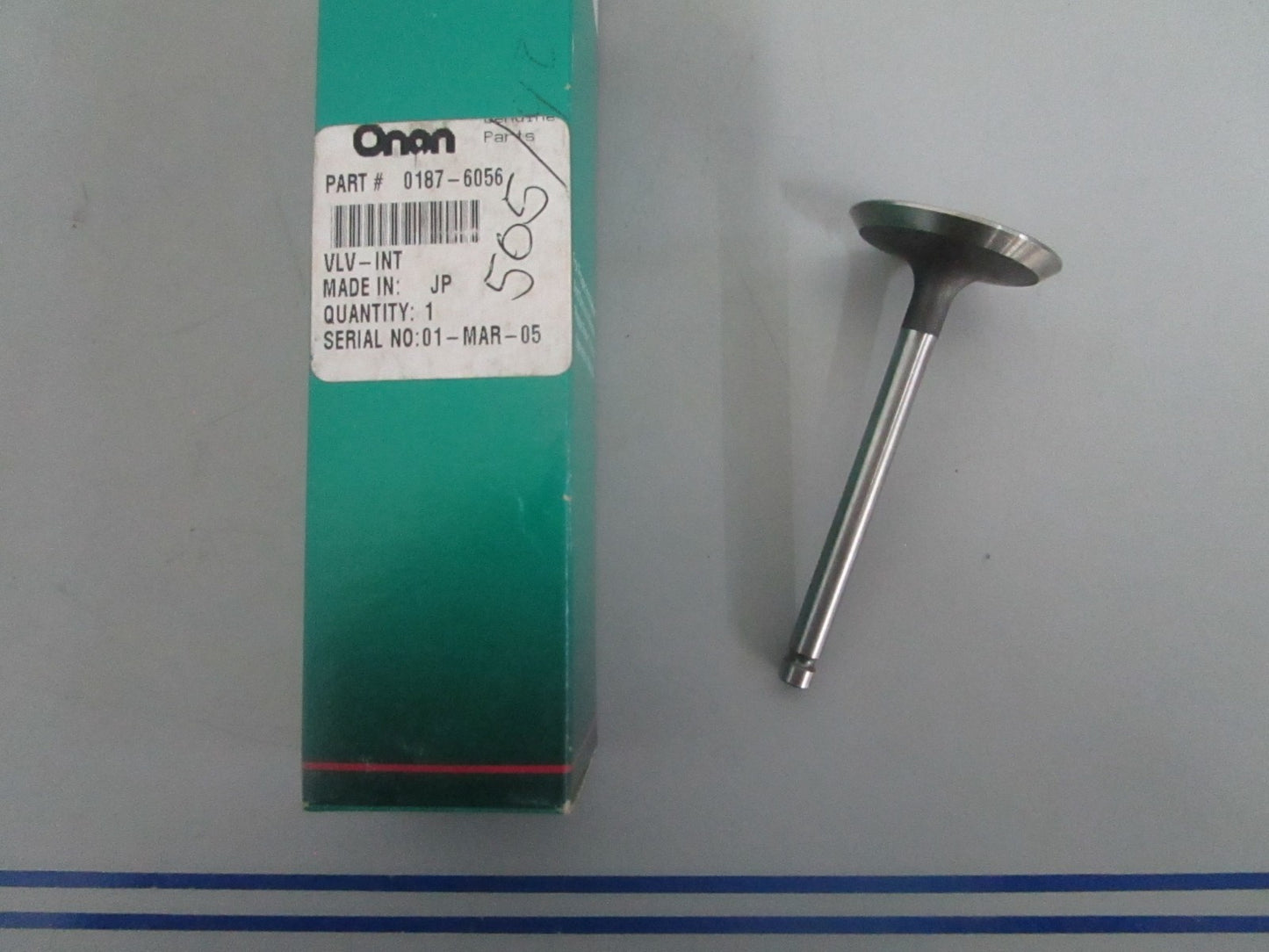 *NEW OEM* 0820 Onan Intake Valve 0187-6056