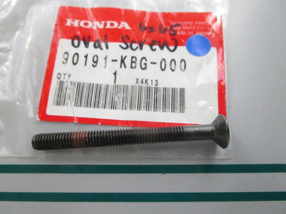NEW OEM 90191-KBG-000 Honda 6 x 65 Oval Screw 0810