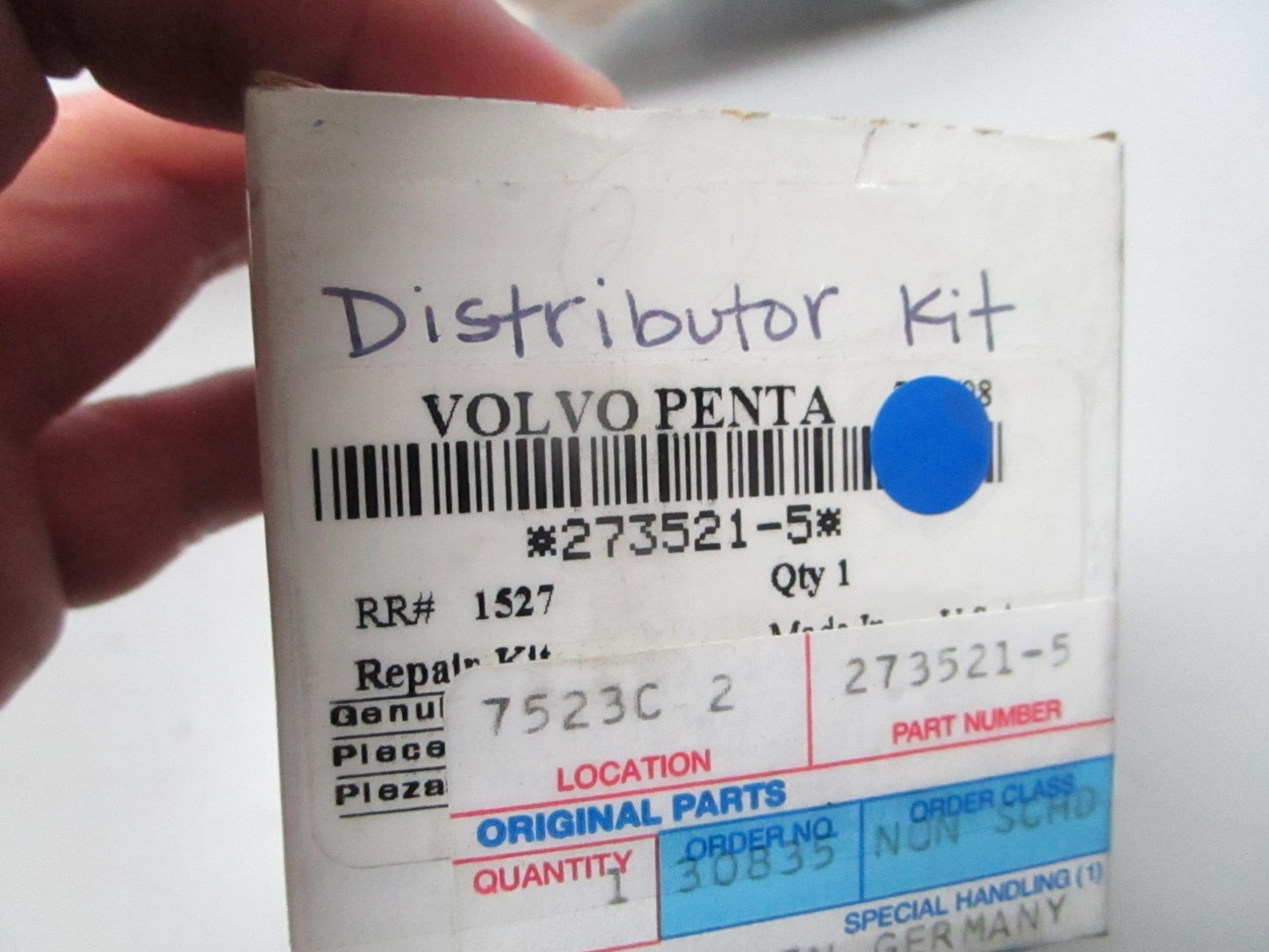*NEW OEM* 0720 Volvo Penta Distributor Kit 273521-5