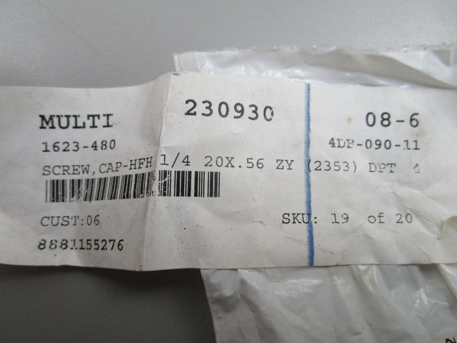 *NEW OEM* (LOT OF 2) 0810 Arctic Cat Cap Screw 1623-480