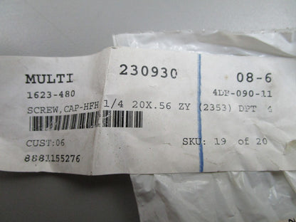*NEW OEM* (LOT OF 2) 0810 Arctic Cat Cap Screw 1623-480