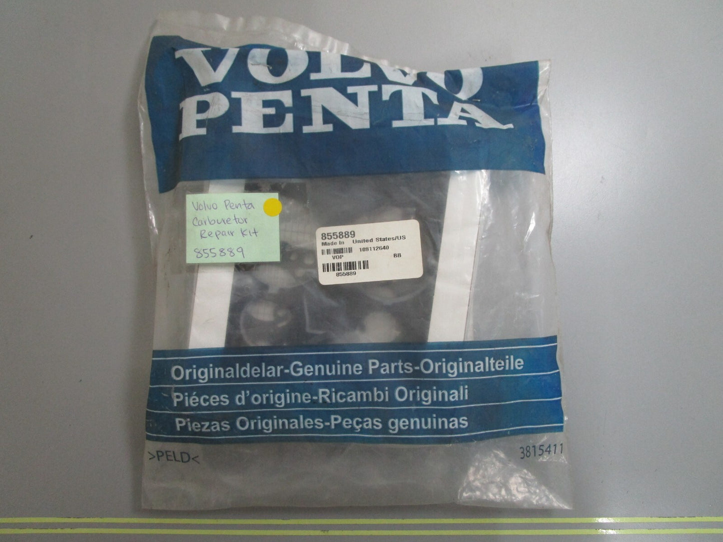 *NEW OEM* 0810 Volvo Penta Carburetor Repair Kit 855889