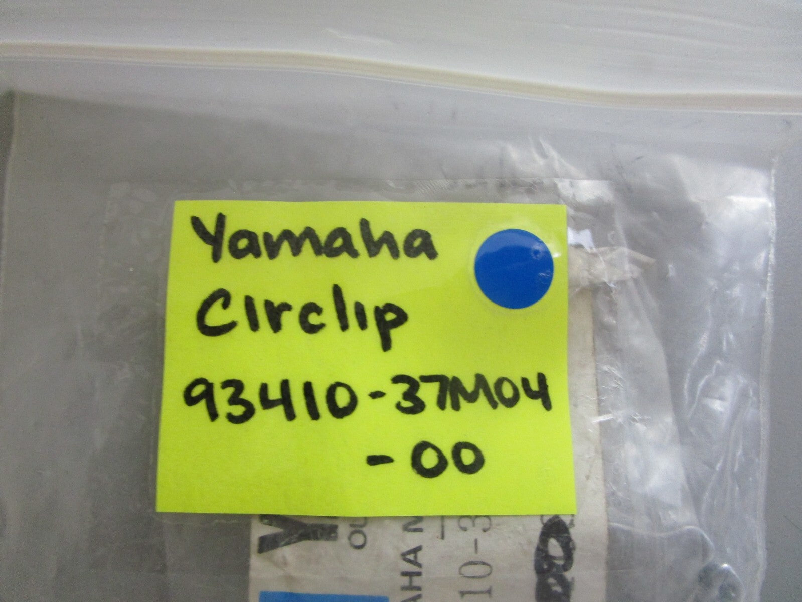 *NEW OEM* (LOT OF 5) 0810 Yamaha Circlip 93410-37M04-00