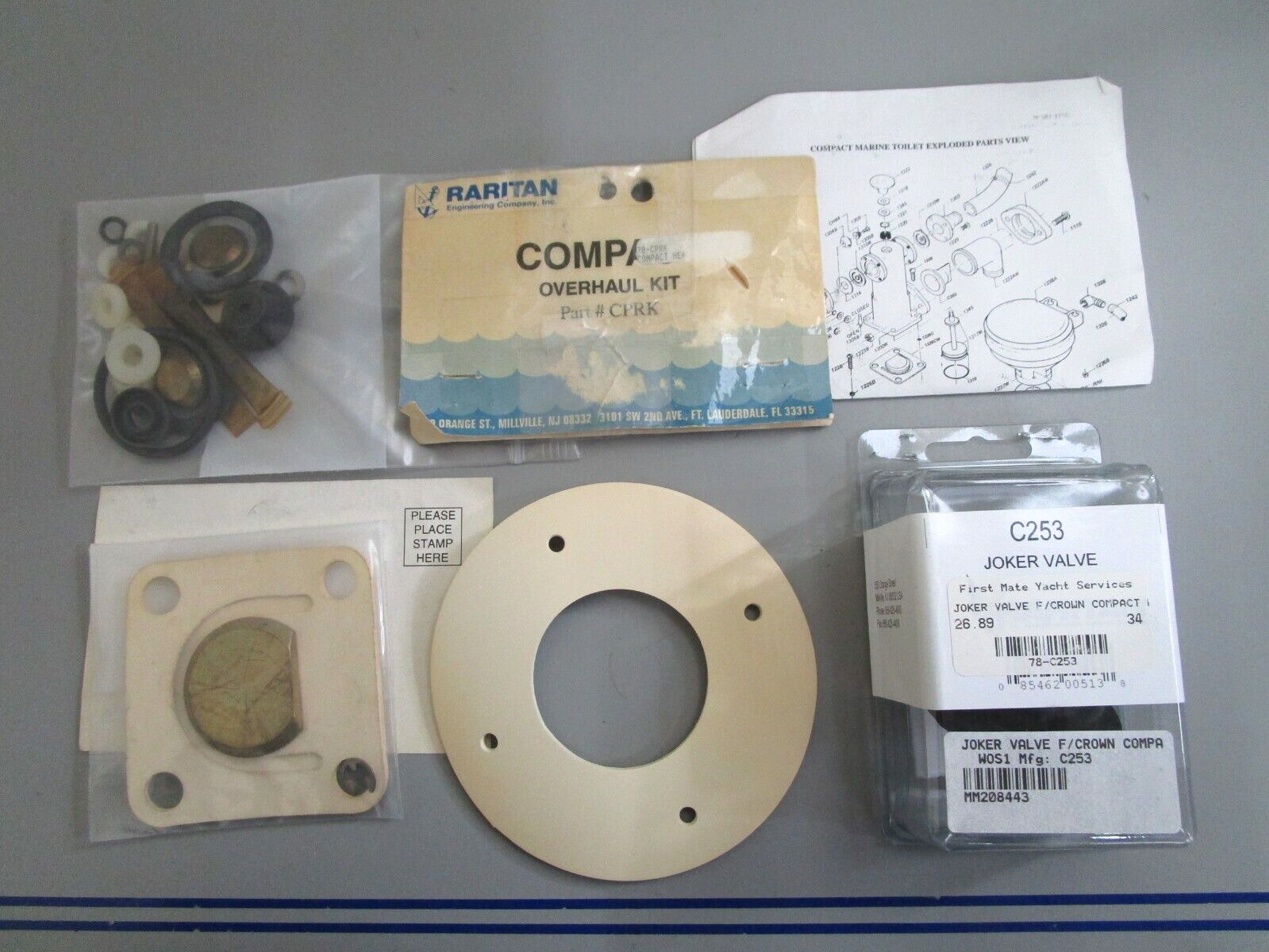 *NEW* 0820 Raritan Compact Overhaul Kit CPRK