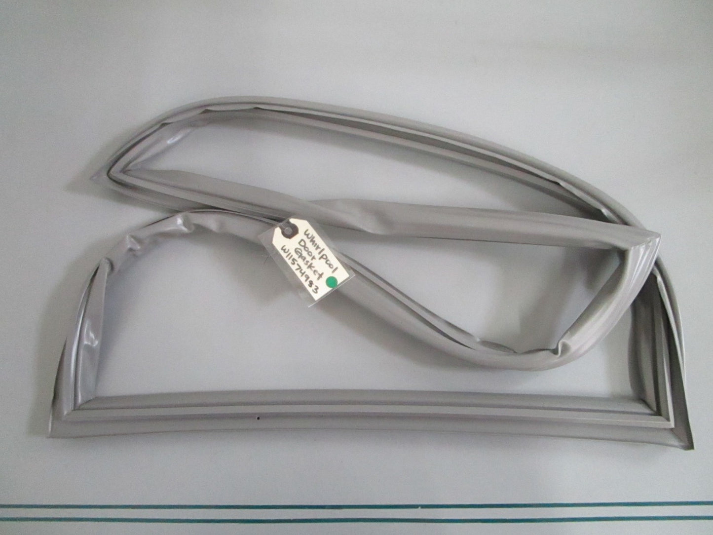 Whirlpool NEW OEM Refrigerator Freezer Door Gasket Gray W11574983 NOS Part 0820